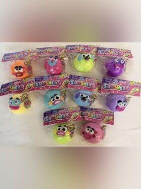 Authentic ORB Curiosities Smushers Squeeze Toy Face Swap Sensory (x1 RANDOM)